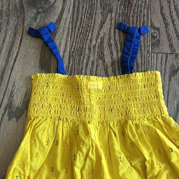 Catimini yellow and blue parrot romper 18 months European designer luxury sale - Picture 2 of 2